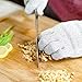 FORTEM Cut Resistant Gloves, 4x, Level 5 Protection Cutting Gloves For Oyster Shucking, Kitchen Work, Food Grade, EN388 Certified (Small)