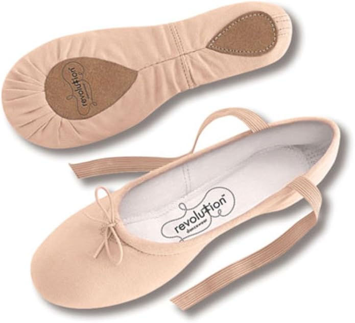 Revolution Canvas Split Sole Ballet Shoes Sandals