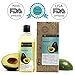 Soulflower Avocado Oil for Hair & Skin Moisturizing, Made from All Natural Vegan Cruelty Free Premium Avocados, Free of Paraben, Silicone, Sulfate, 100% Avocado, 6.77 Fl Oz/ 200ml
