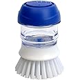 CELOX Dish Scrubber with Soap Dispenser for Pots, Dishes, Bowls