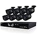 Night Owl Security, 8 Channel 1080 Lite HD Analog Video Security System with 1 TB HDD and 8 x 720p HD Wired Cameras (Black)