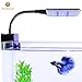 SunGrow Betta LED Light, 24 LED Bulbs, White and Blue Bulbs for Day and Night View, Flexible Metal Arm to Adjust Angle, Low Radiation, Energy-Saving Light