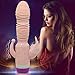 Sunbona 30 Frequency Female Massager Vibrate Sex Toy From Inside and Outside Stimulations (Pink)