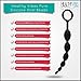 Healthy Vibes Pure Silicone Anal Beads - Anal Chain for Beginners and Advanced Users - 100% Medical Grade Silicone
