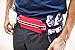 SPIbelt Endurance Race Belt with Race Bib Toggles and Reflective Trim (Black, One Size)