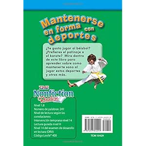 Mantenerse en forma con deportes (Keeping Fit with Sports) (Spanish Version) (TIME FOR KIDS® Nonfiction Readers) (Spanish Edition)