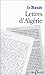 Lettres D Algerie (Folio Actuel) (English and French Edition) by