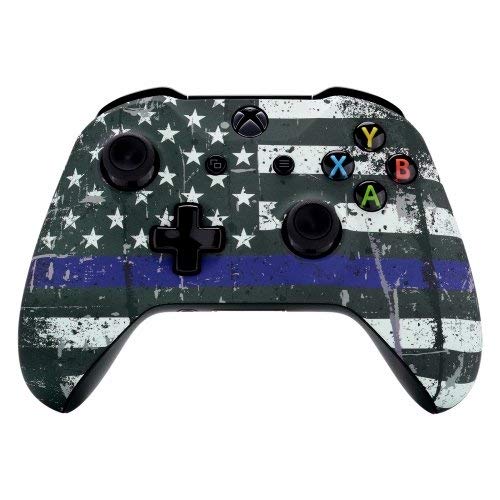 Xbox One Rapid Fire Modded Controller for Microsoft Xbox One, Works with All Shooting Games, COD, Rapid Fire, Dropshot, Akimbo & More (Blue Line)