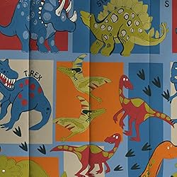 Dream Factory Dinosaur Blocks Ultra Soft Microfiber