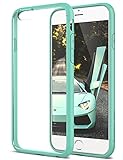 iPhone 6 Plus Case, Caseology [Fusion Series] Scratch-Resistant Clearback Cover [Turquoise Mint] [Dual Bumper] for Apple iPhone 6 Plus (2014) & iPhone 6S Plus (2015) - Turquoise Mint