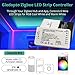 K2 Home Tech - Gledopto Zigbee LED Strip Controller ZLL RGB+CCT 1 ID C-008 C008 Works with Your Zigbee Hub and App, Controls 6 Wire LED Strips for RGB Cool White and Warm White