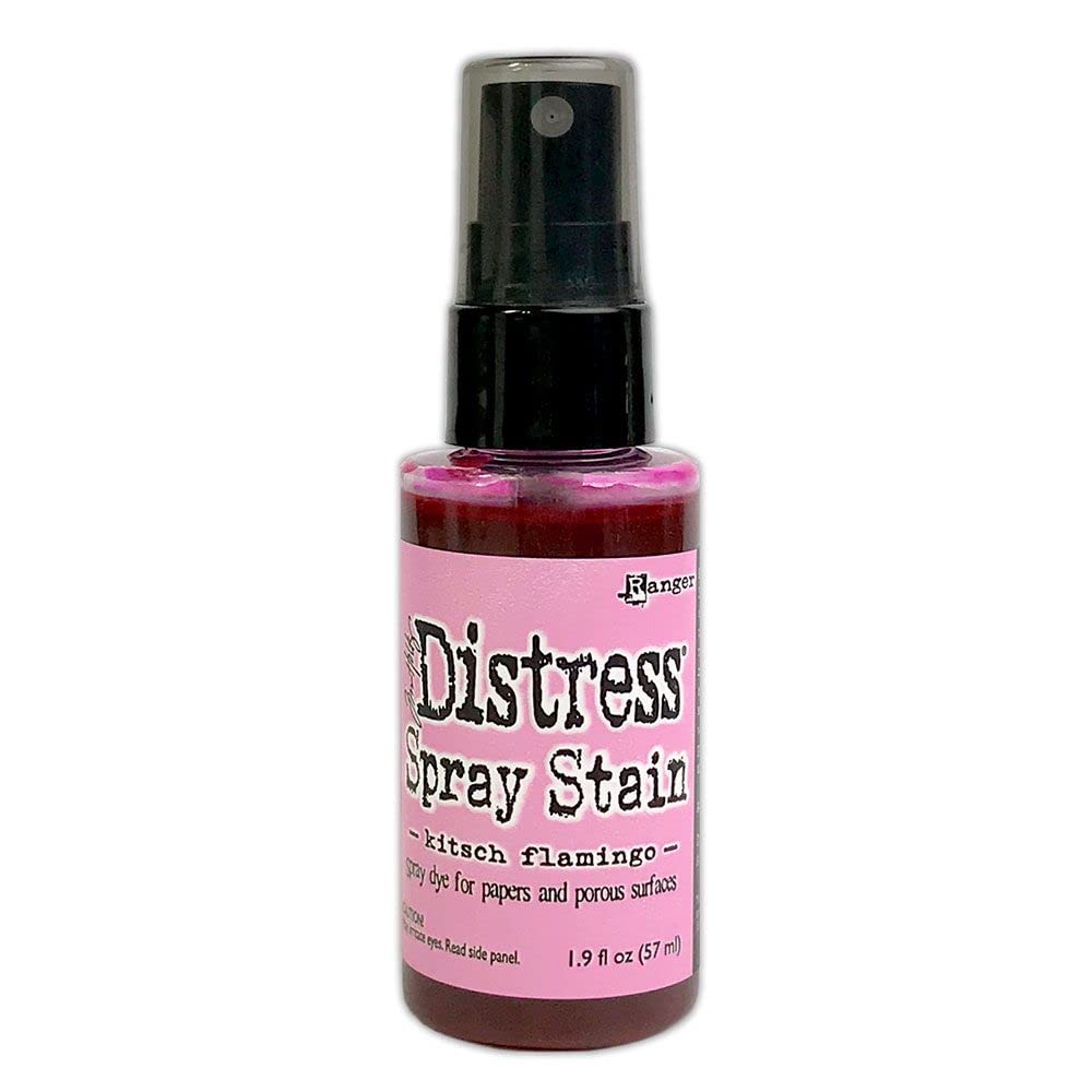 Ranger Tim Holtz-Distress Spray Stain-Kitsch Flamingo, 0, 2 oz