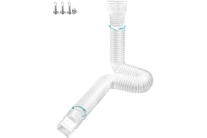 TAEYONK White Gutter Downspout Extensions,Rain Gutter Downspout Extension,Down Spout Drain Extension,Gutter Extensions for Downspout,Downspout Extender,Gutters for House,Gutter Extender,Gutter Drain