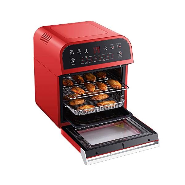 GoWISE USA GW44801 Deluxe 12.7Quarts 15in1 Electric Air Fryer Oven