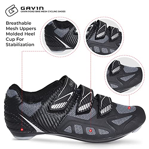 gavin road bike mesh cycling shoes mens womens