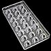 Moon Shaped Polycarbonate Chocolate Mold Hard PC Candy Mold Tray Clear Chocolate Tray