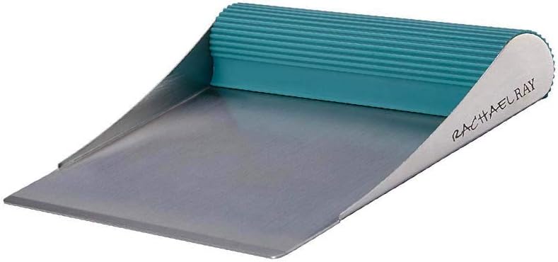 Rachael Ray Cucina Tools & Gadgets Bench Scrape, Agave Blue -: Kitchen & Dining