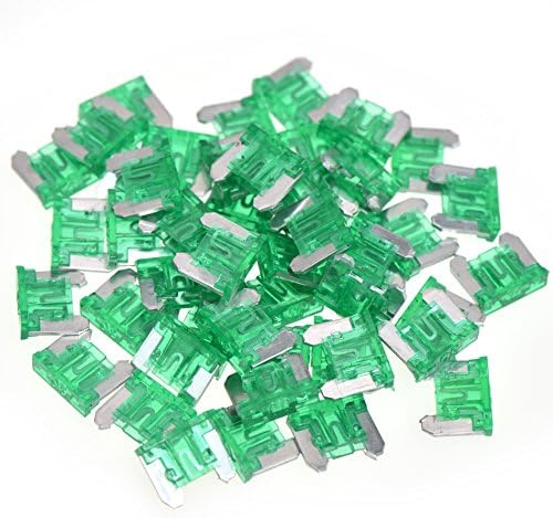 Conext Link ATMLP30-50 ATM Low Profile Fuse Nickle Plated 50 Pack (30 Amp) （14486）
