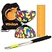Harlequin Diabolos Set, Metal Diabolo Sticks, Diablo String & Firetoys Bag (4 Colour!)