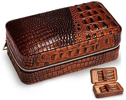 LHBNH Creative Large Capacity Cigarette, Cigar humidors, Cigar Boxes Portable Cuba, 3-6 Loading, Gif