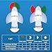 Obcursco Boat Navigation Lights, LED Bow Lights Front Mount, Perfect for Marine, Pontoon, Skiff and Small Boat, DC 12V