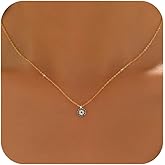 SUYACS Dainty Gold Plated Evil Eye Necklaces for Women 925 Sterling Silver Blue CZ Diamond Pendant Necklace Eye Charm Chain Lucky Egyptian Greek Protection Jewelry Christmas Gifts for Mom