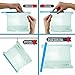 Reusable Silicone Food Storage Bag Food Grade Preservation Bag Airtight Seal Container for Nuts Fruit Vegetables Meat Juice etc Microwave Dishwasher Safe Versatile Kitchen Utensil (4 Packs)