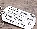 Melix Home Gifts for Stepdad Keychains Thank You For Being The Dad You Didn't Have To Be Keychains Gift For Stepfather (Dad-Keychain)