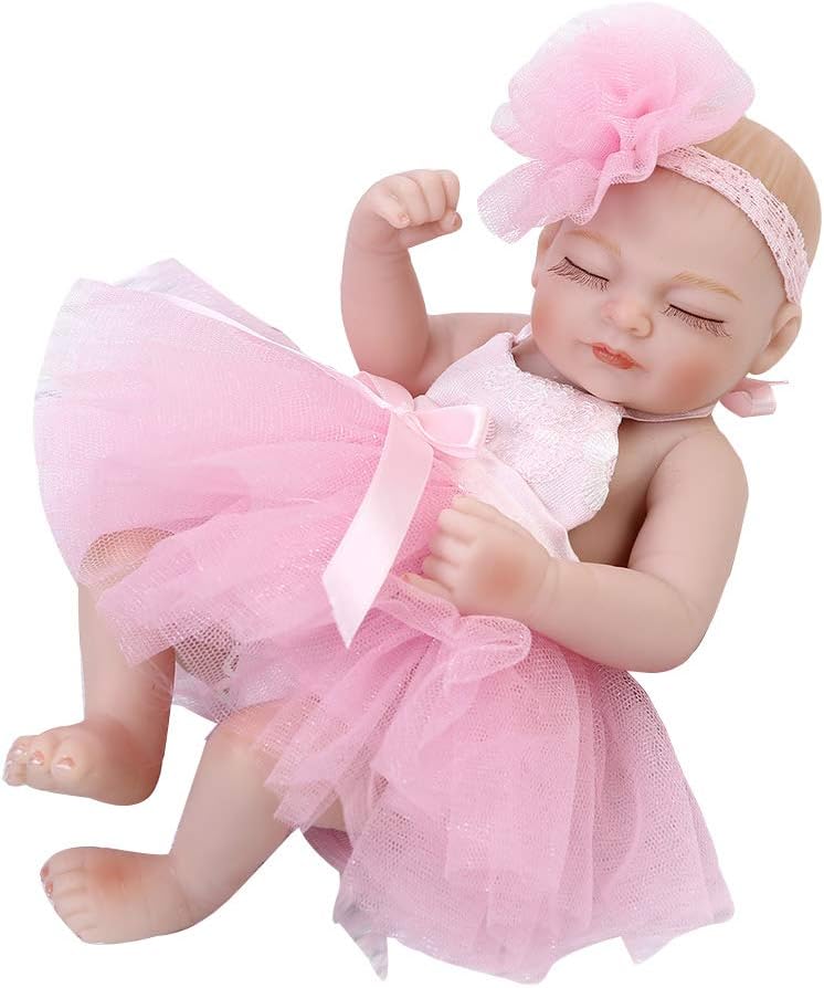 Prezzo CHENG Simulazione Bambola Morbido Silicone rinascita Bambole Realistico Impermeabile Carino Bambino Bambini Regalo di Compleanno,Pink,25cm Offerte