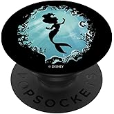 Disney Little Mermaid Ariels Silouhette Underwater PopSockets Adhesive PopGrip