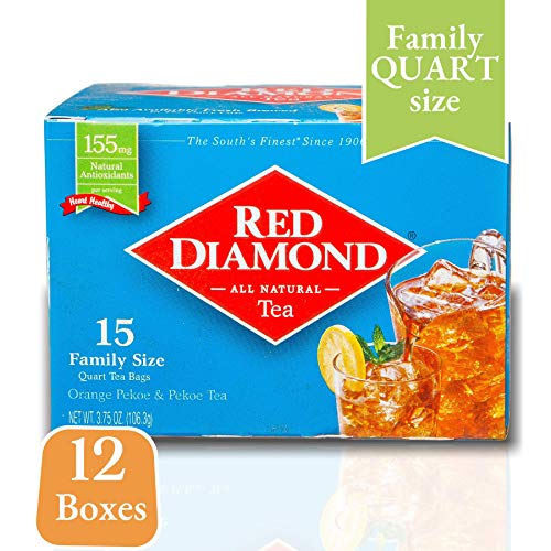 Red Diamond Iced Tea Bags Family Sized Tea Bags Delicious and