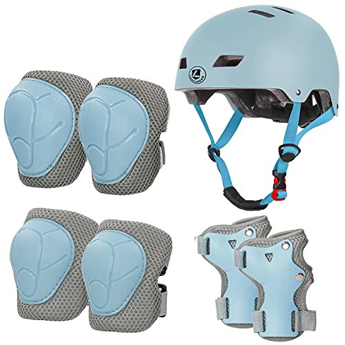 Kids Bike Helmet Pads Set (Pink Unicorn Style) Ages 2-14