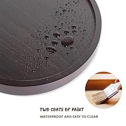 Wood Lazy Susan Organizer Kitchen Turntable for