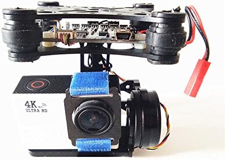 IFLYRC 2-Axis Light version FPV Brushless Camera Gimbal /Motors &amp; Controller RTF For DJI Phantom F450 F550 Gopro3 3+ 4 Aerial Photography-black
