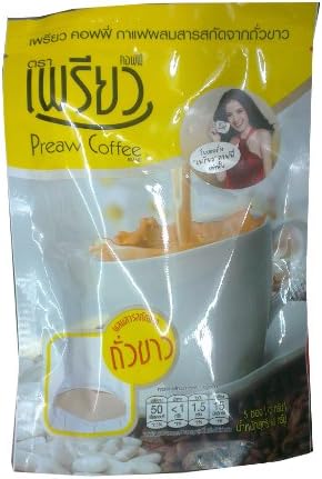 Preaw Instant Coffee White Bean 60 G 2 Pack Thai