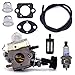 FitBest Carburetor with Gaskets Fuel Line Filter Spark Plug for Stihl SH56 SH56C SH86 SH86C ZAMA C1M-S261B Leaf Blower Carb
