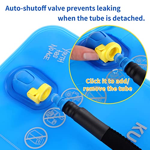 KUREIDA Hydration Bladder 2 Liter,Water Bladder with Insulated Tube,BPA