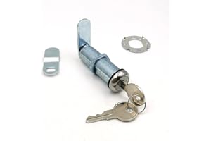 Milcraft Extra-Long RV Cam Lock with 8025 Key Code, 2 Inch Weather Resistant Cam Lock for RV, Thick Drawer, and Compartment Door, Replacing CH751 Lock