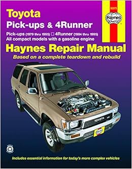 Toyota pickup repair manual