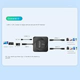 Energetic USB C Bi-Directional Switch Data Video Selector Splitter Hub view 6