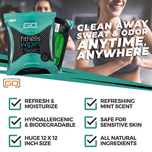 3 HyperGo+Fitness+Wipes+Refreshing+Piece