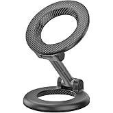 Bluradio Dual-Sided Magnetic Phone Holder Mount for MagSafe Phone Stand | 360&deg; Adjustable Magnetic Phone Stand for iPhone/Samsung/Google/Android, Foldable MagSafe Phone Ring Holder for Car, Gym