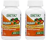 Deva Vegan Vitamins Daily Multivitamin & Mineral Supplement  90 tablets (Pack of 2)