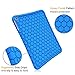 Fintie Case for iPad 6th / 5th Generation (2018/2017), iPad Air 2 / Air 1 (9.7 Inch) - [Honey Comb Series] Lightweight Anti-Slip Kids Friendly Shockproof Silicone Cover, Blue