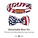 Lionet Paws Patriotic Dog Collar with Bowtie, 4th of July, Soft and Comfortable, Adjustable Collar for Small Dogs, Neck 10-16 inches