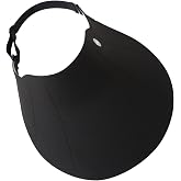 WANDER Wide Brim Sun Visor Hat UPF 50+ Seamless Packable Hat for Women | Cool Icy Silk Fabric,Extra Large 9.8"Long Brim Blocks UV Rays,Foldable &amp; Packable,Ponytail Friendly,Great For Beach,Travel