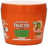 Garnier Skin and Hair Care Fructis Damage Eraser Strength Reconstructing Butter Hair Mask for Distressed and Damaged Hair, 8.5 Fluid Ounce