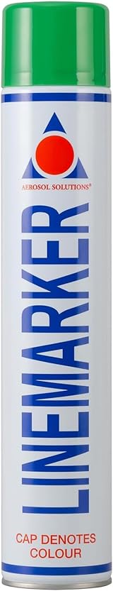 Aerosol Solutions Line Marker Spray Paint Green 750 ml view 1