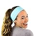 U-Are Serene Headband - Womens Headbands for Sport, Yoga, Fashion & Exercise. Teen Headbands - Amazing Colors for Awesome Style for Superior Comfort (Blue)