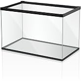 Ultra Clear Glass Aquarium Thickened Large Fish Tank -Suitable for High-end Fish Enthusiasts (29 Gallon, Tank)
